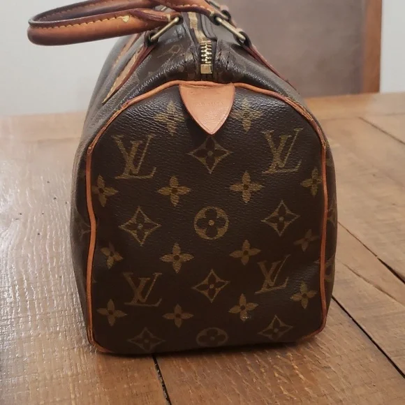 LV Louis Vuitton Monogram speedy 25 - Picture 7 of 9